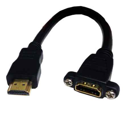 Panel Mount HDMI Cables