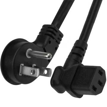 Right Angle Power Cords