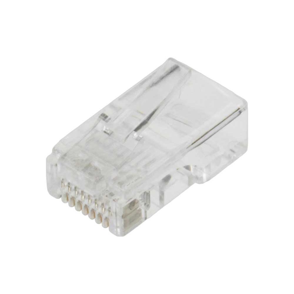 RJ45 Cat 5E Plug Stranded 2 Prong 