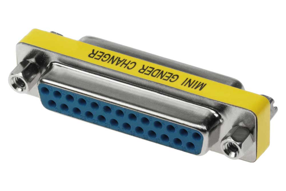 25 Pin DB25 Female to Female Gender Changer Coupler Extender 