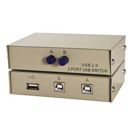 2 Ports Manual USB Sharing Data Switch