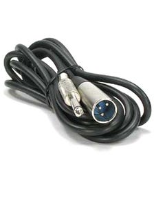 15ft XLR 3P Male 1/4" Mono Microphone Cable
