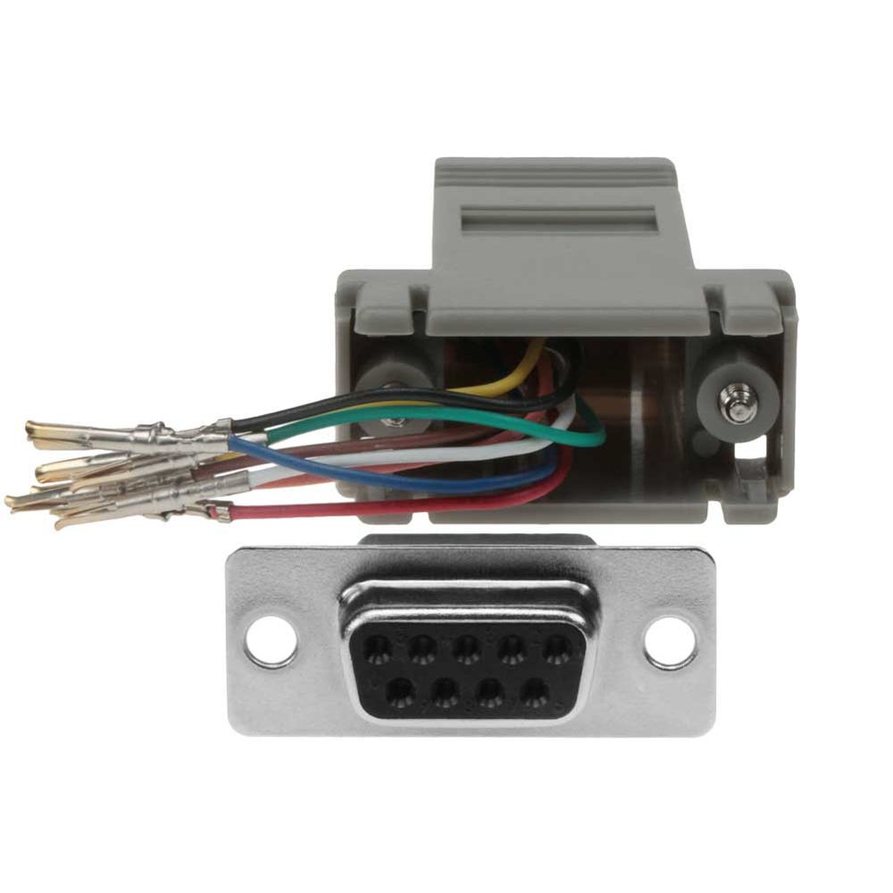 DB9 Female to RJ45 Modular Adapter