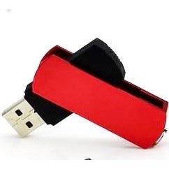 128GB Keyloop Capless USB Flash Drive - Red 128GB Keyloop Capless USB Flash Drive - Red
