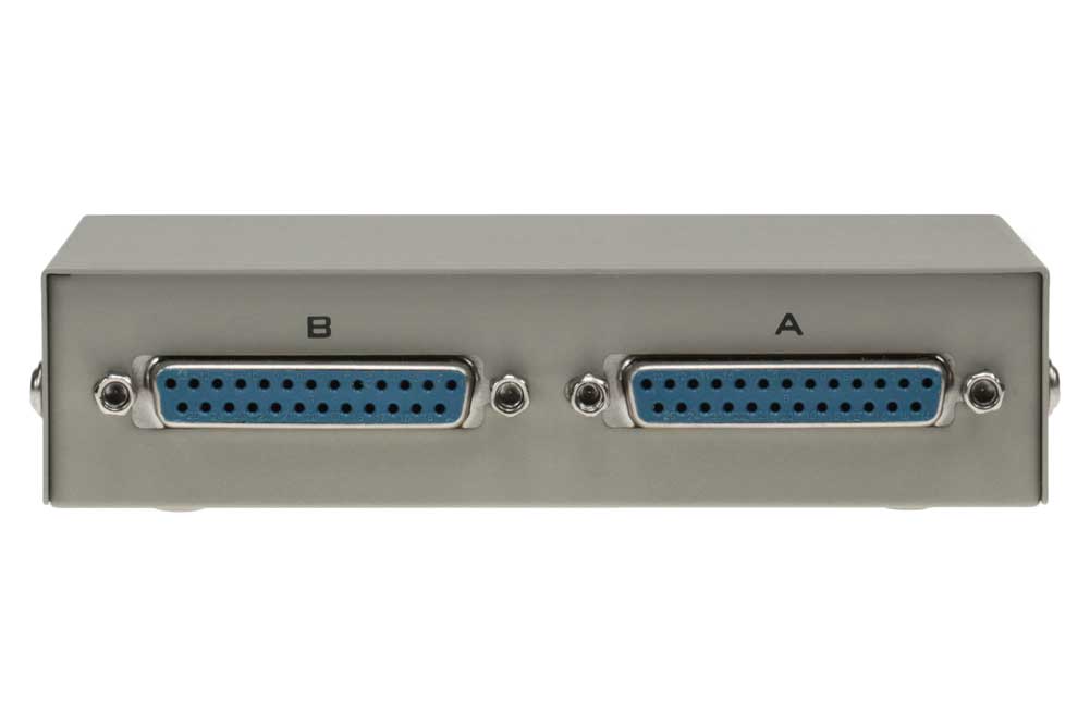 reward Instantly price Buy 2-Way DB25 Female AB Straight Thru Switch Box Online | SF Cable