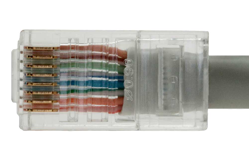 5E 6 CMR Non-Boot Patch Cable for TRENDnet Network Routers 9 Ft Gray Cat.5 