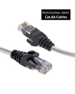 Cat6A 24AWG Armored Anti-Rodent Slim Network Patch Cable