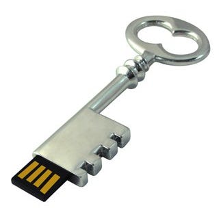 1GB USB Retro Skeleton Key Flash Drive