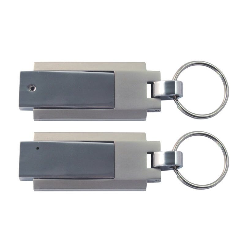 1GB USB Two-tone Key Ring Flash Drive