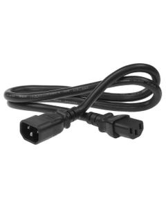6ft C13 to C14 USA Power Cord with 18/3 SVT