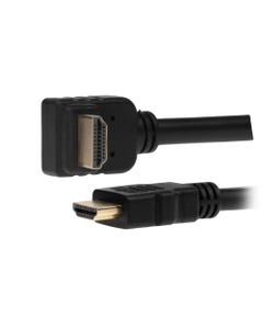 HDMI Male to Male Angle Cable - Straight to Down 90 Degree