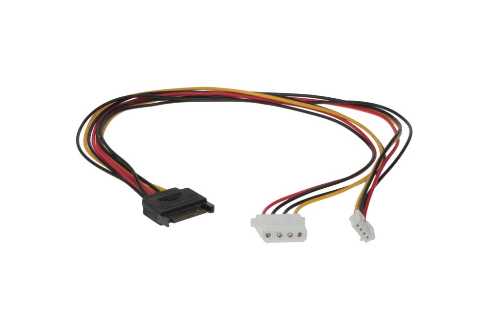 Molex to SATA Power Adaptor Cable 4 pin to 15 pin For HDD Hard Drive VGB$ 