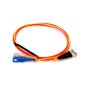 Singlemode SC to OM2 ST Duplex Mode Conditioning Fiber Optic Patch Cable