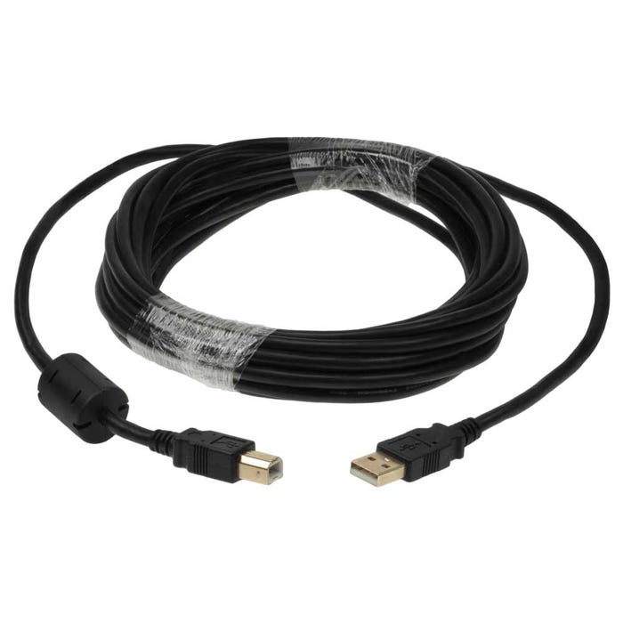 20ft USB 2.0 A Male to B Male Cable with Ferrite