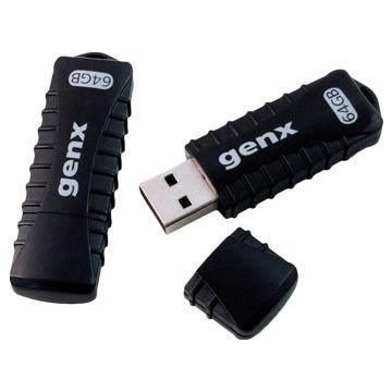 4GB Ribbed USB Flash Drive