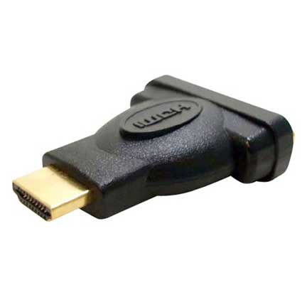 DVI Female to HDMI Male Adapter Gold Plate