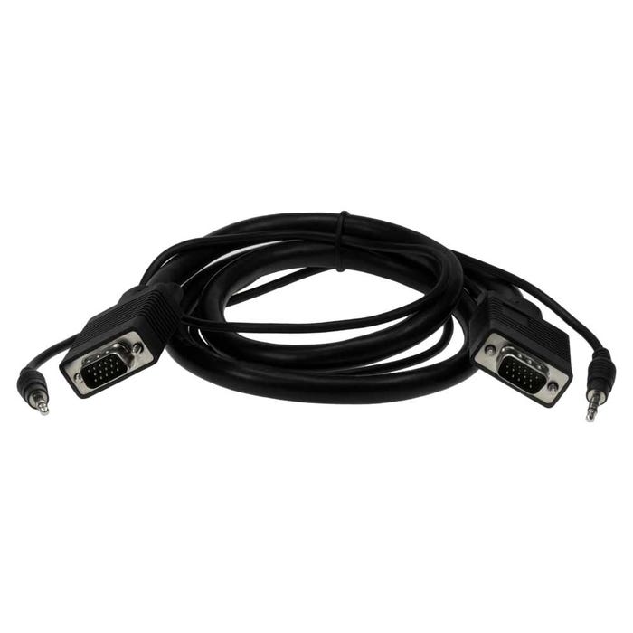 HD15 SVGA Monitor Cable with 3.5mm Stereo Audio