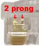 2-prong modular plug