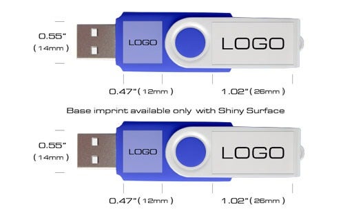 1GB Swivel Promotional USB Flash Drives Specification