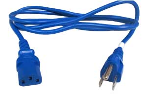 P7B1-06 - Universal Power Cord in blue color